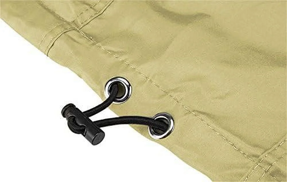 Eevelle Portofino PFLRS Outdoor Backyard Patio UV Log Rack Cover Tan Large