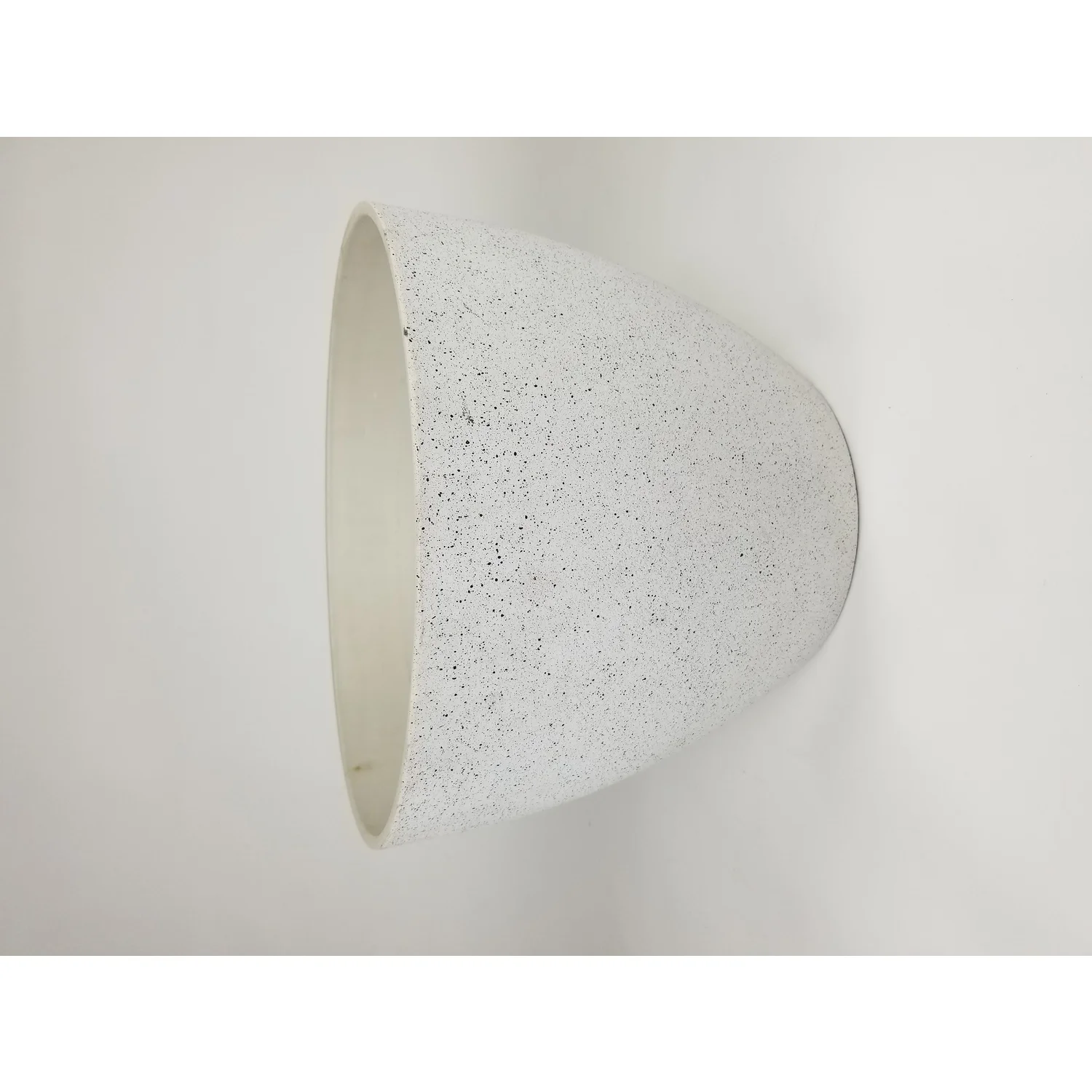 Exaco FM-WP17 Fiber Clay Planter, Spackled White - Medium & Large