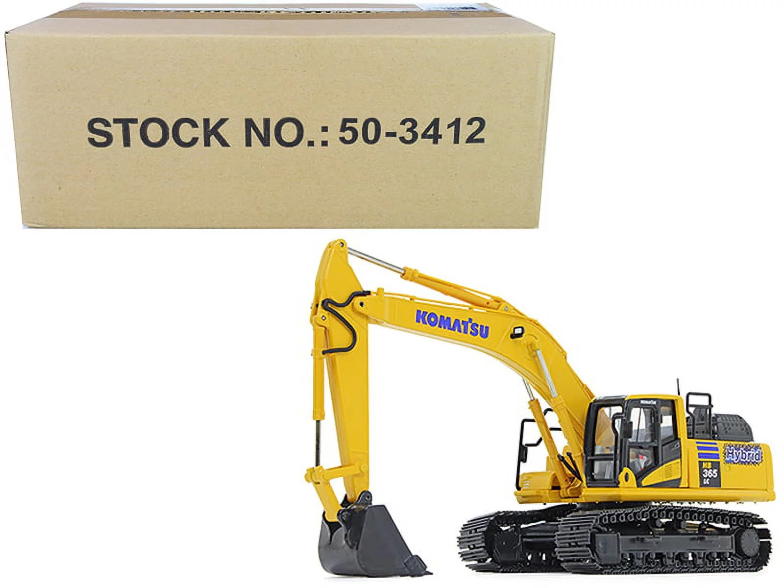 Diecast Komatsu HB365LC-3 Hybrid Excavator 1/50 Diecast Model by First Gear