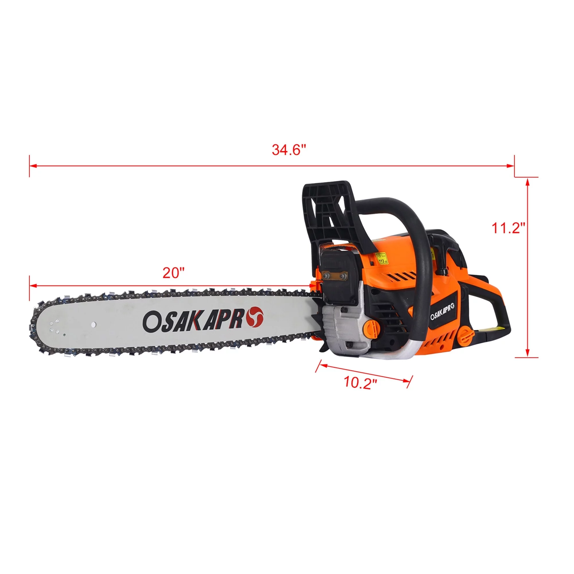 BESTCOSTY 58 cc Chainsaw gas 20 in - 20 Inches