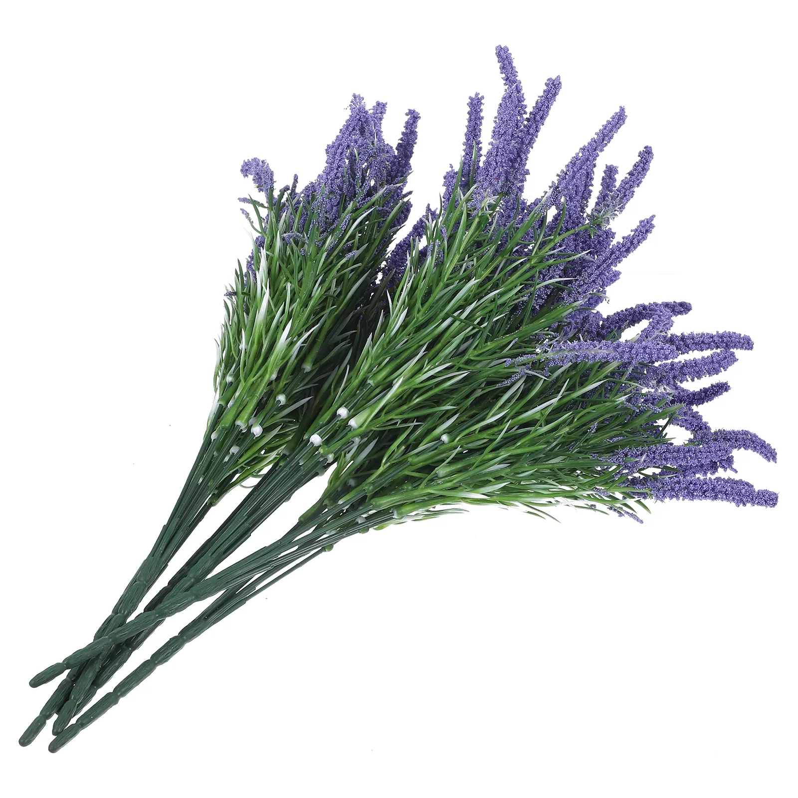 Gongxipen 6Pcs Artificial Lavender Flowers Plastic Faux Flowers Plants Bouquets Fake Greenery Flowers