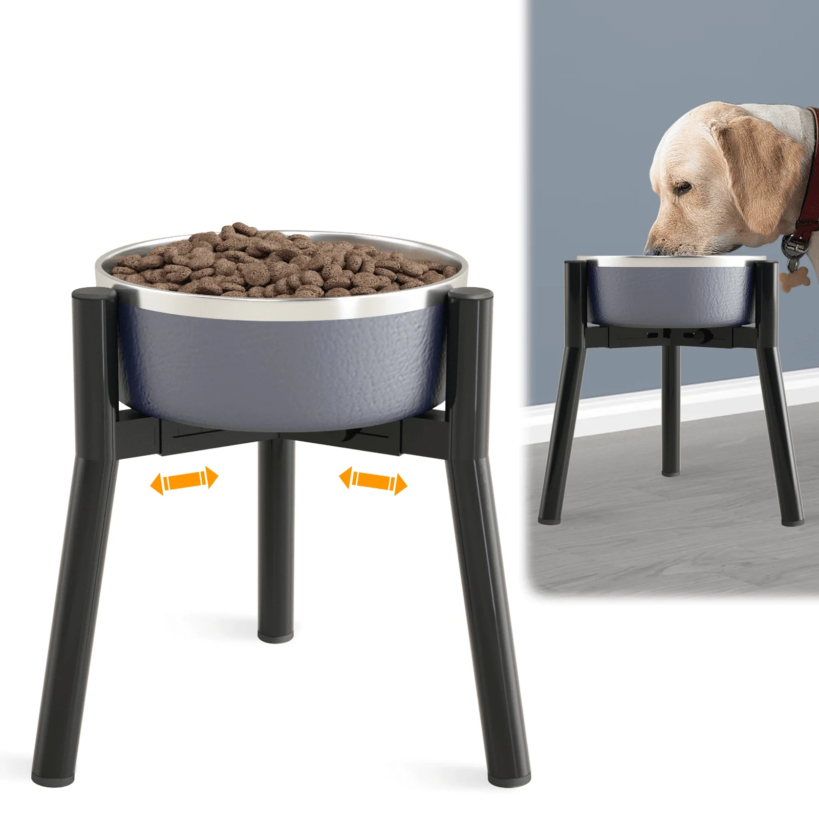 Raised Dog Bowl Stand for Large Dogs 11