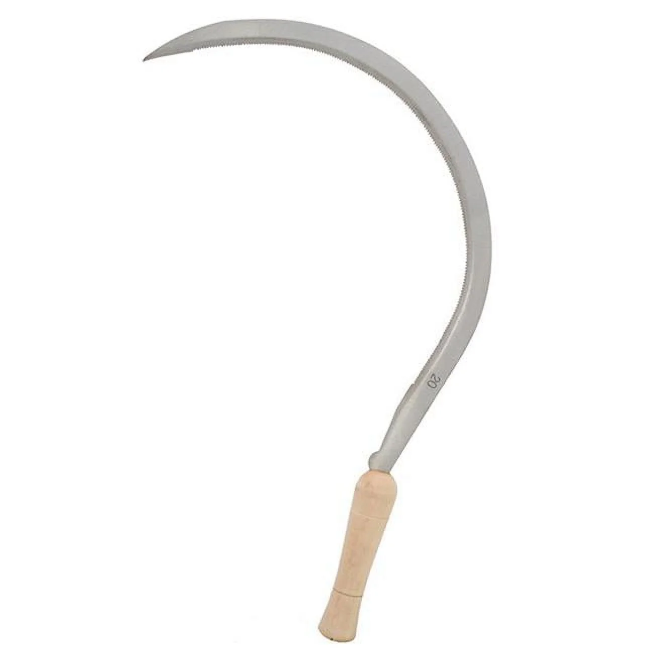 20 in. Serrated Scythe Curved Blade - Pack of 12