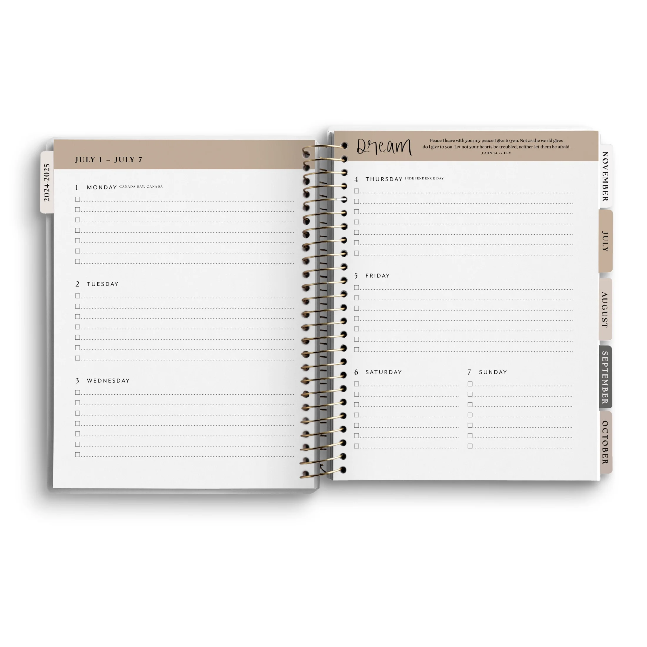 DaySpring - Dream Plan Do - 2024-2025 18-Month Inspirational Agenda Planner (July 2024 - December 2025)