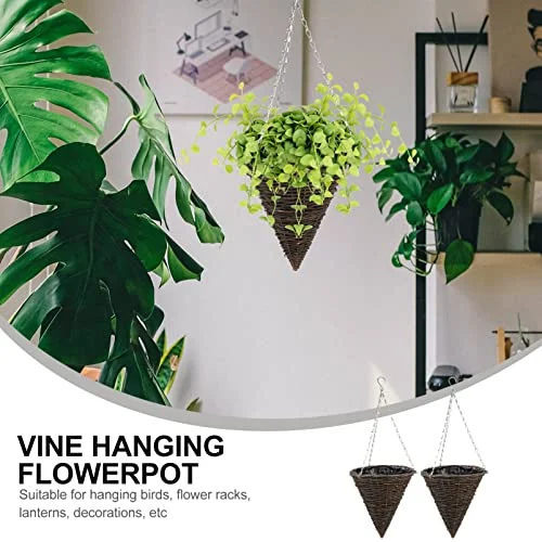 ERINGOGO 2 Packs Hanging Planters, 27
