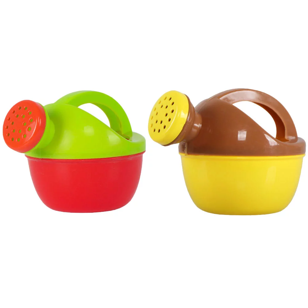 Eease 2pcs Children Watering Cans Mini Watering Pot Toys Plastic Watering Can