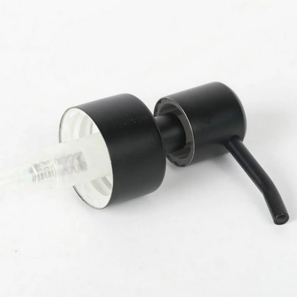 Yannee 2 Pcs Liquid Lotion Dispenser,Stainless Steel Soap Pump,Replacement Bottle Jar Tube, Lotion Pump Shampoo Sprinkler,Dumb Black