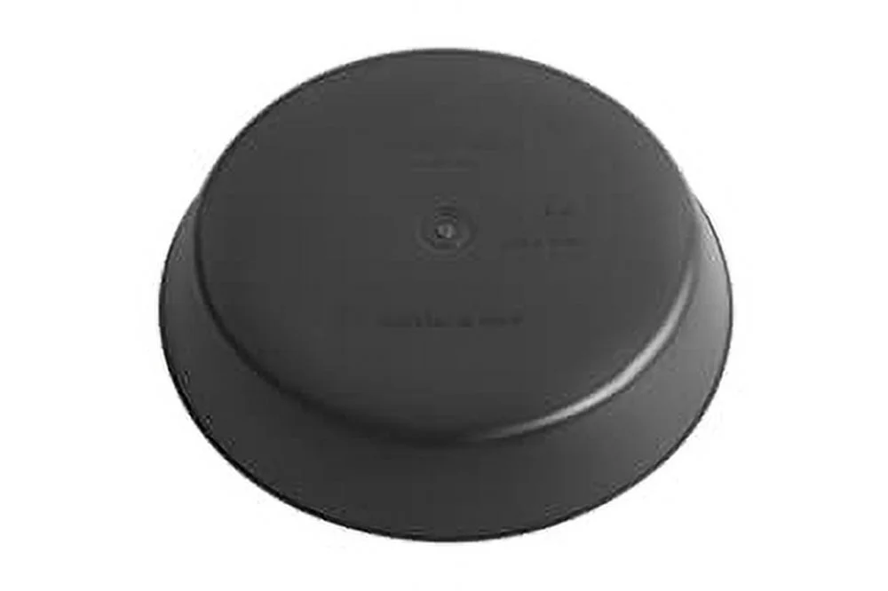 GROWDOTS 10 Pack Plant Saucer Plant Tray Drip Trays 8 inch Round Black Plastic Flower Planter Saucers Plant Drainage Tray for Indoor Outdoor Garden