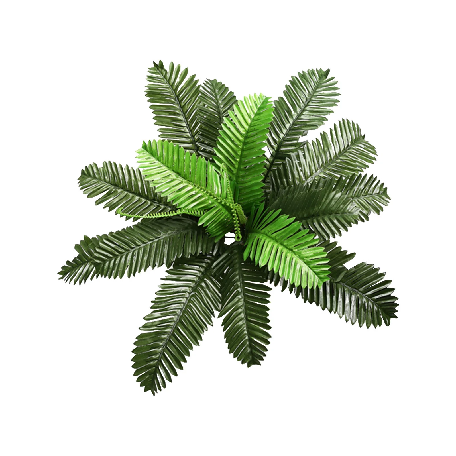 Artificial Ferns for Outdoors, Large Faux Ferns Fake Ferns Artificial Plants, Fake Fern for Planter Garden Porch Entrance Home Windowsill Yards Farmhouse Decoraction