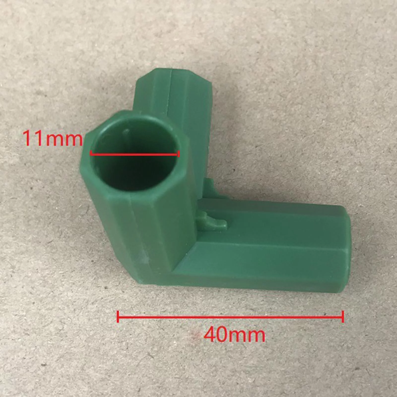 20Pcs Green 11mm Greenhouse Joints Building Fittings Gardening Awning Joints