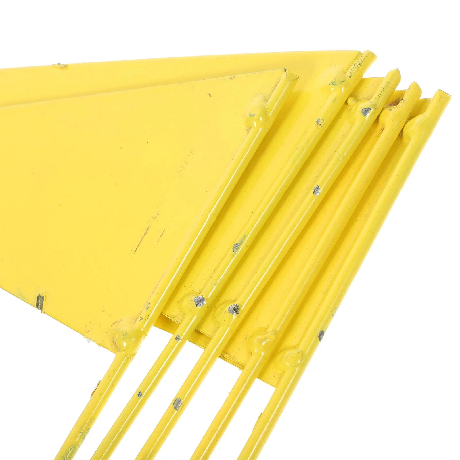 Garden Mark Flag Lawn Sprinkler Irrigation Triangular Small Iron 5pcs Post Yard Flags Water Graffiti