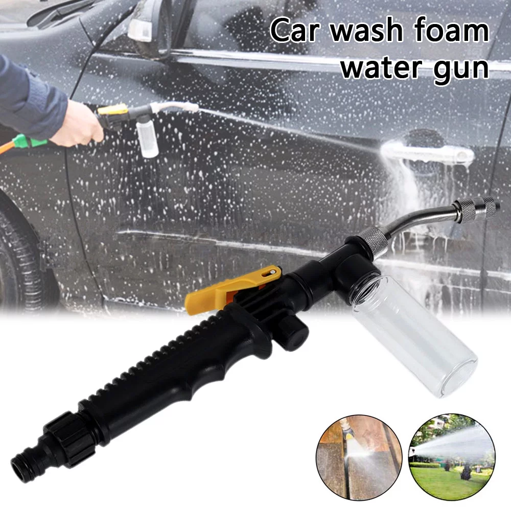Jetcloudlive Car Wash Foam Gun High Pressure Power Washer Cannon Foam Sprayer Water Gun Spray Nozzle for Car Wash Garden Cleaning Tool
