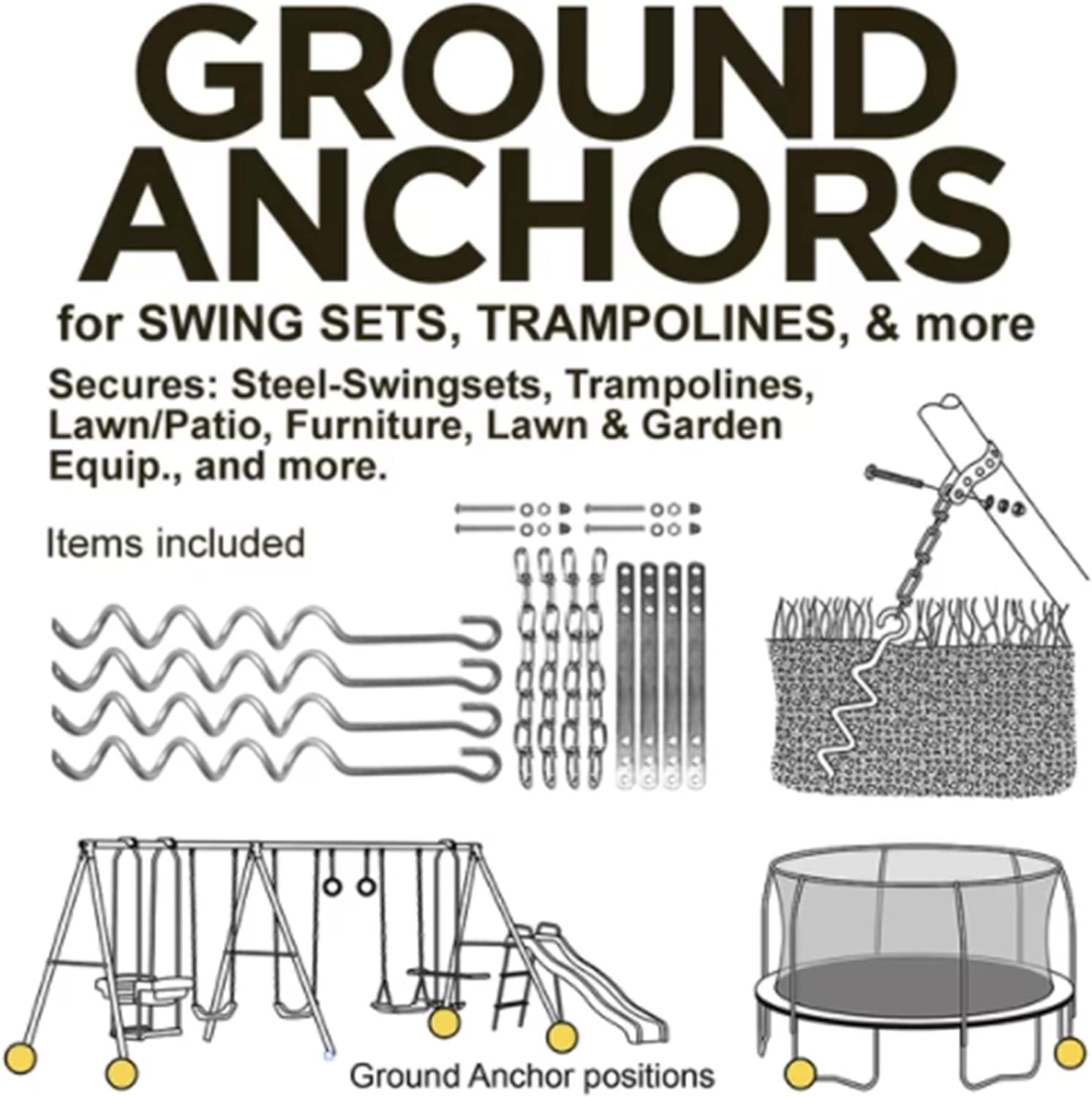 Starlight Metal Swing Set with LED Swings, Saucer Swing and 5ft Slide