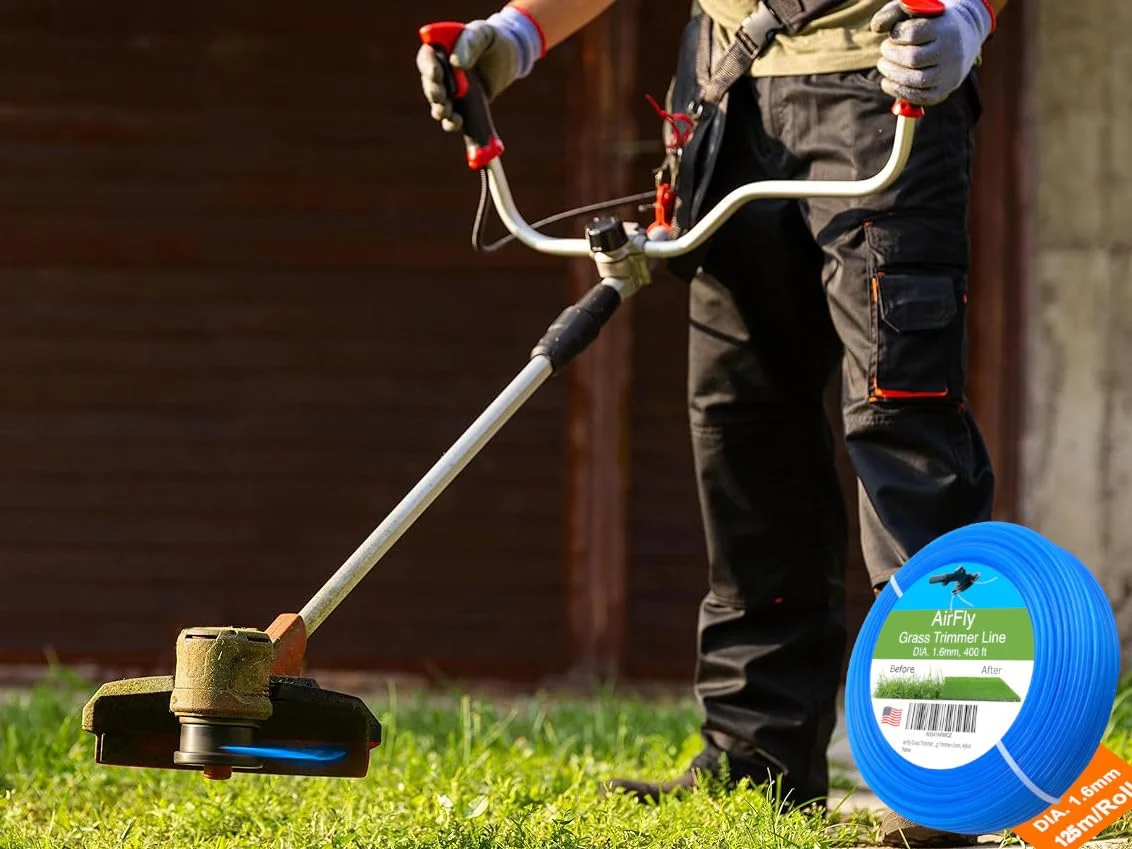 AirFly Grass Trimmer Line .065'' Weed Wacker Eater String Between 400ft to 440ft String Trimmer Lines, Nylon