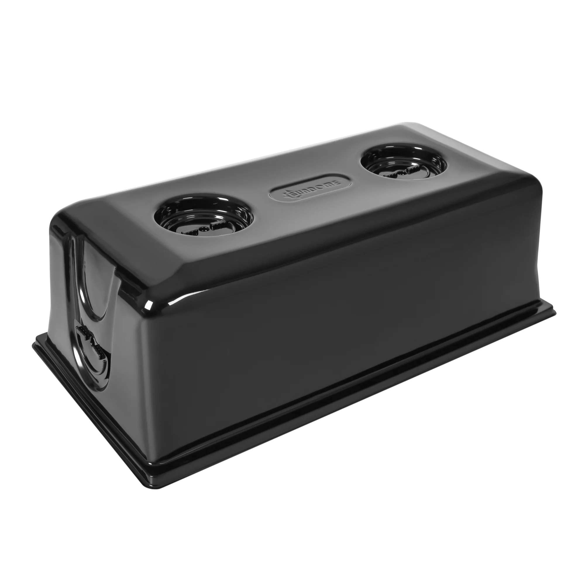 SUNDOME BPA-Free Plastic Blackout Humidity Dome with Vents, For Indoor Growing, Seeding in Greenhouse, Black, 7