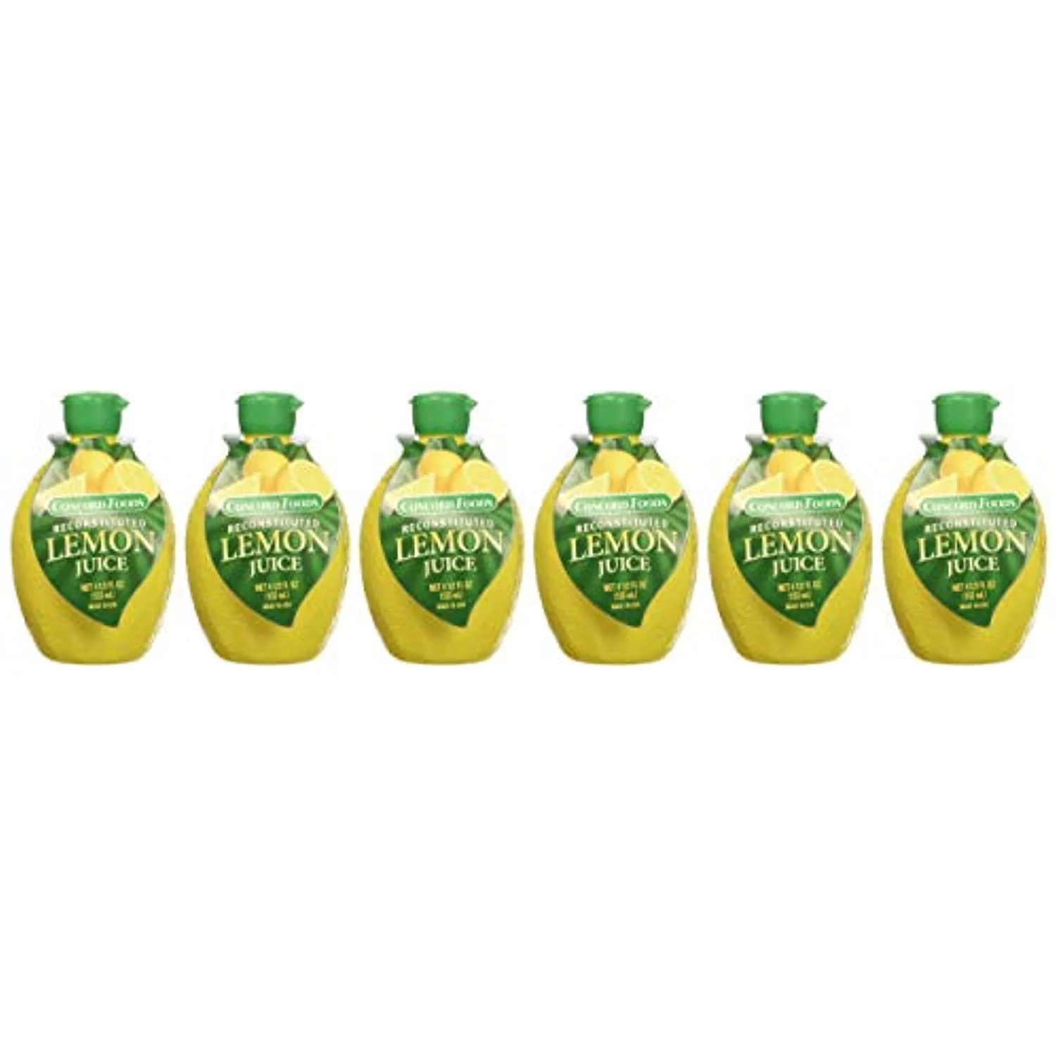 Concord Foods Lemon Juice 4.5 Oz (Pack Of 6)