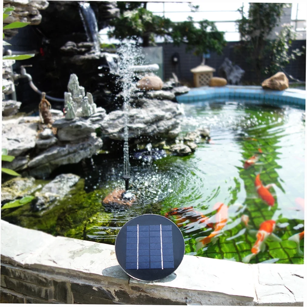 Fountain,Powered Submersible Water Pump Kit Bath Panel Solar Powered Solar Panel Solar 1.8w Solar Panel Solar Powered Submersible Water Pump 9v 1.8w Solar Kit Bath Pond Huiop Iuppa Dsfen