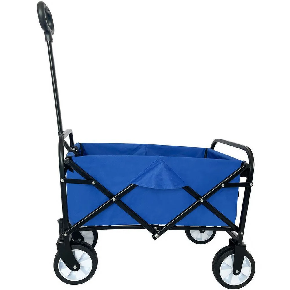 Buumin Outdoor Garden Multipurpose Micro Collapsible Beach Trolley Cart Camping Folding Wagon