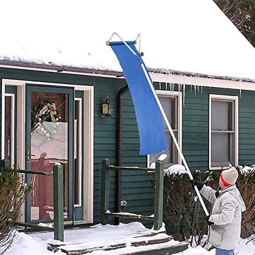 Snow Roof Rake Roof Snow Removal Tool Head Roof Rake Snow Effective Cleanup Helper