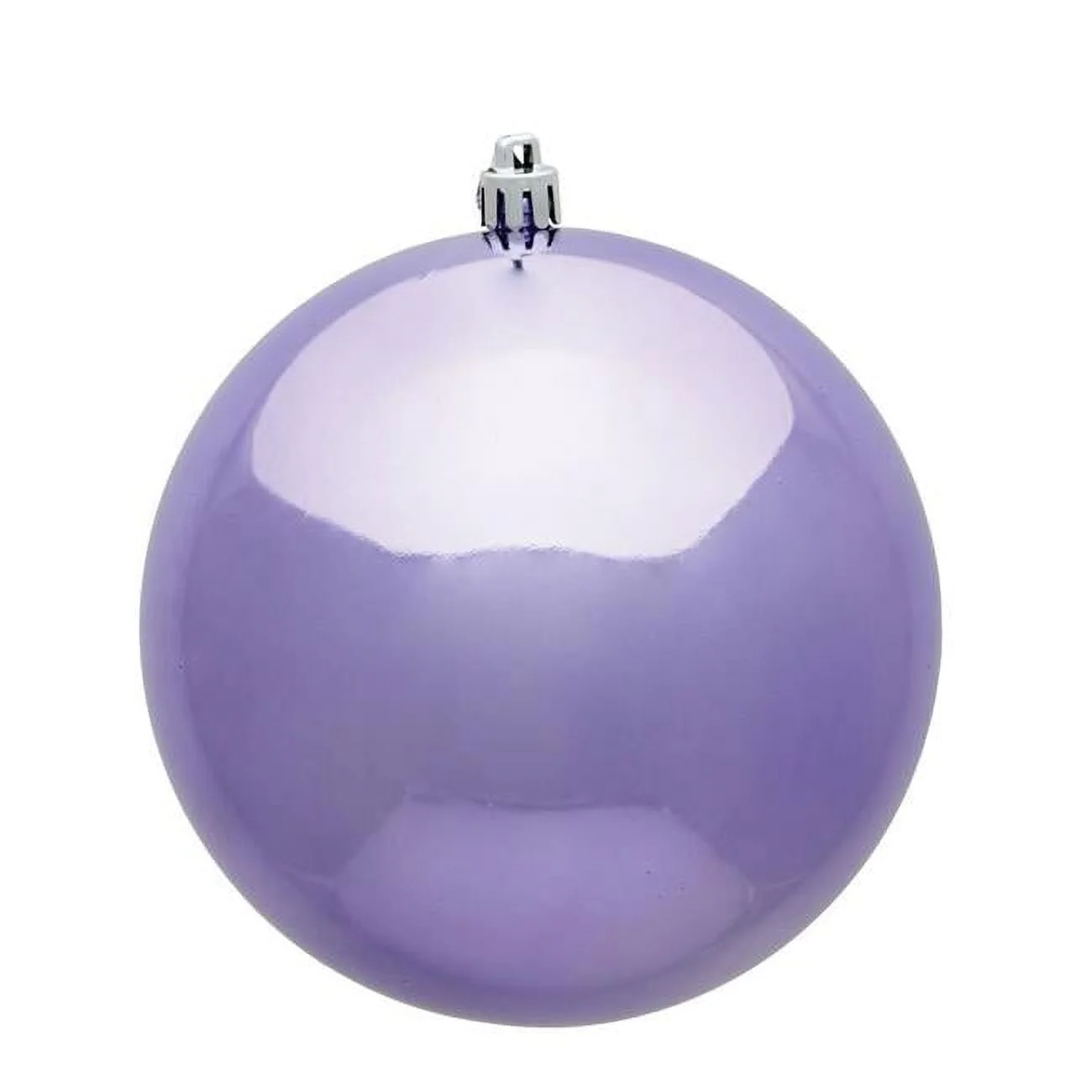 4.75 in. Lavender Shiny UV Christmas Ornament Ball - 4 per Bag