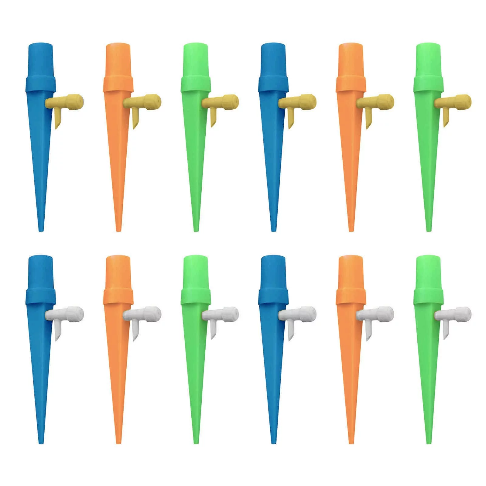 iju7gthy Flying Plug in Blue Light 4th of July Indoor 12Pcs Automatic Self Watering Spikes with Control Tap Switch