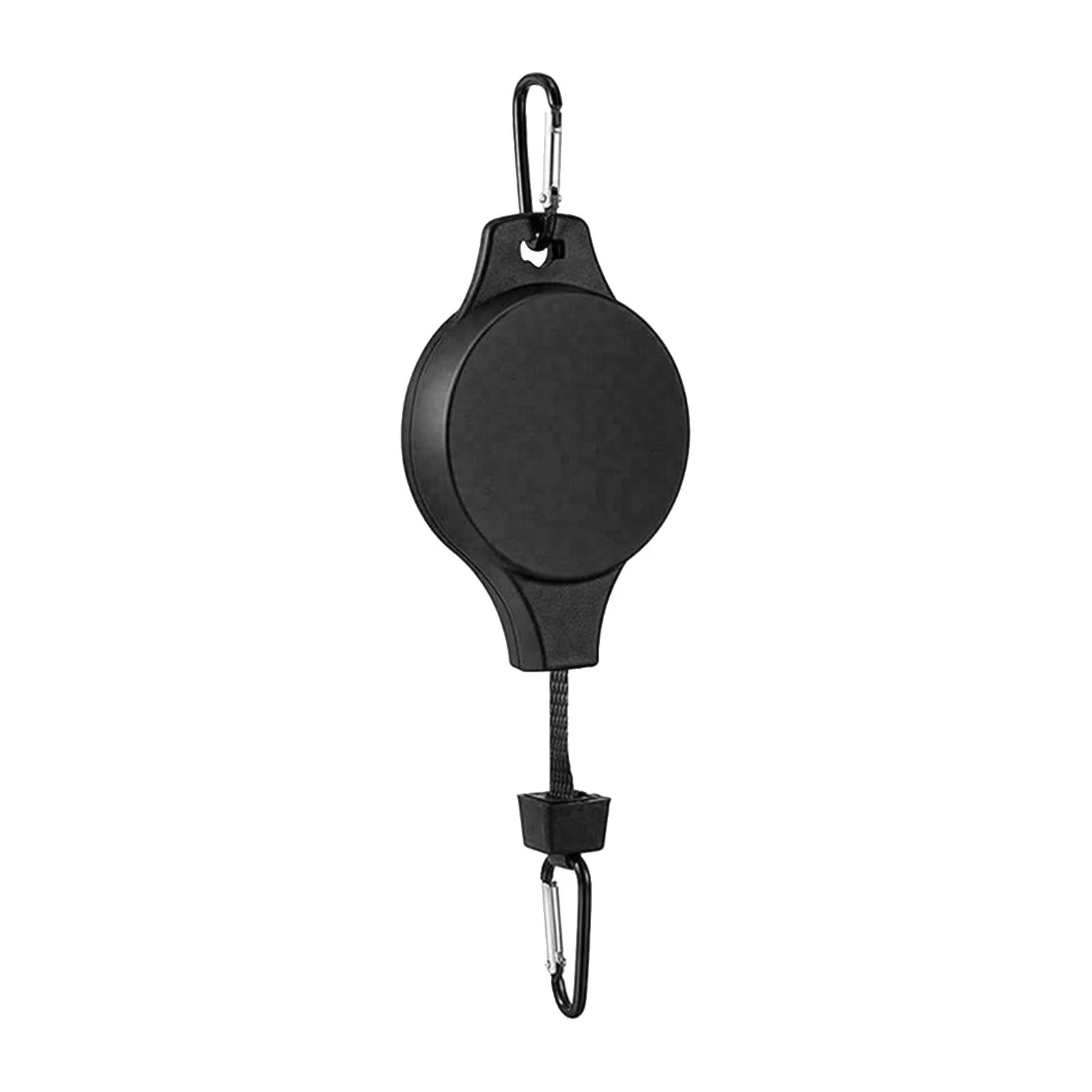 Miulika 2xPlant Pulleys, Retractable Plant Hanger, Birds Feeder Hanging Heavy Duty Plant Pulley, Flower Basket Hook Hanger for Indoor, Garden Home Outdoor , black , 4 Pcs