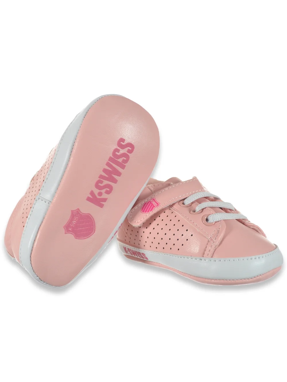 K-Swiss Baby Girls' Sneakers Booties - light pink, 3 - 6 months (Newborn)