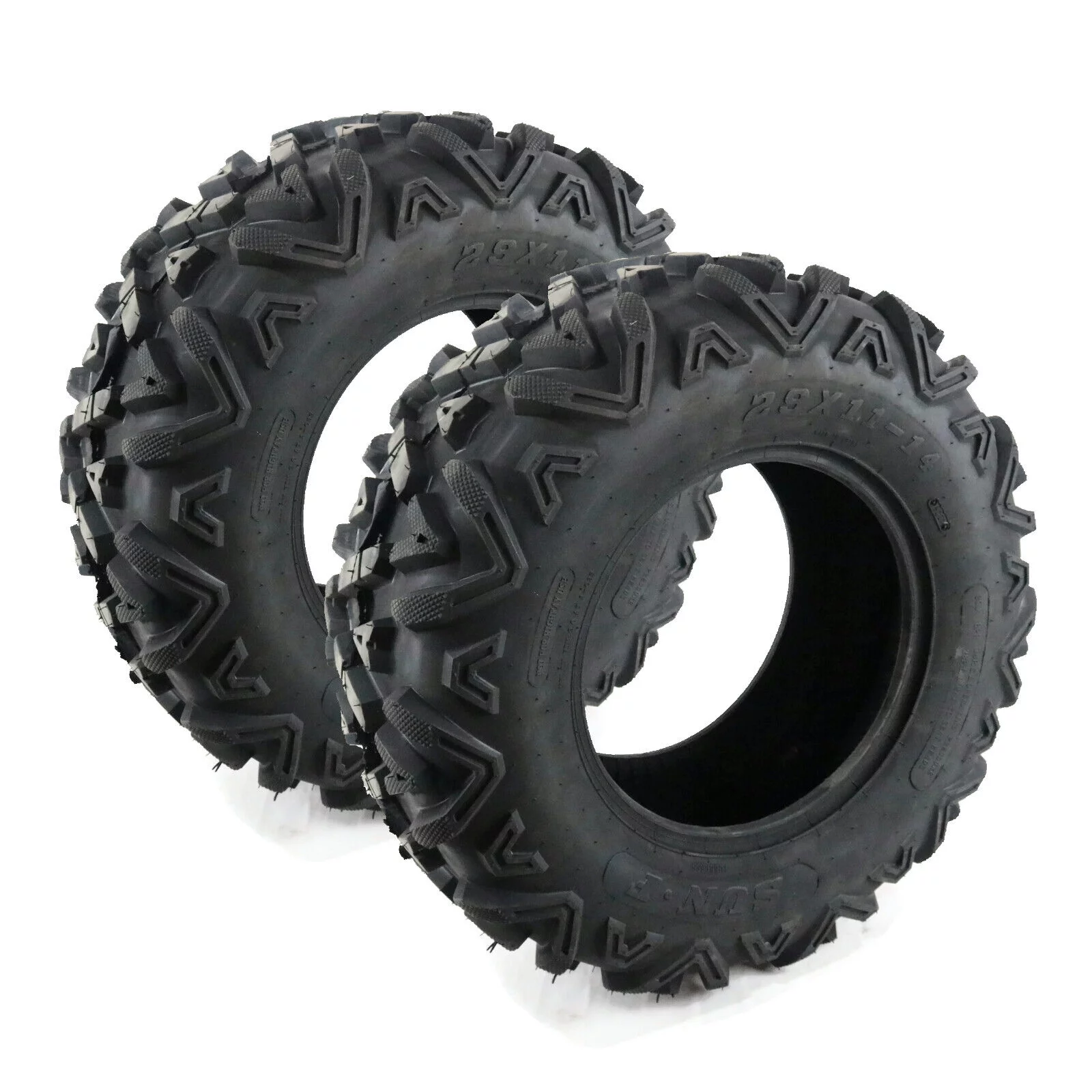 The ROP Shop | (Set of 2) Rear Tires 29x11-14 For 2019 Polaris RZR XP 1000 MD, Tractor EU ZUG