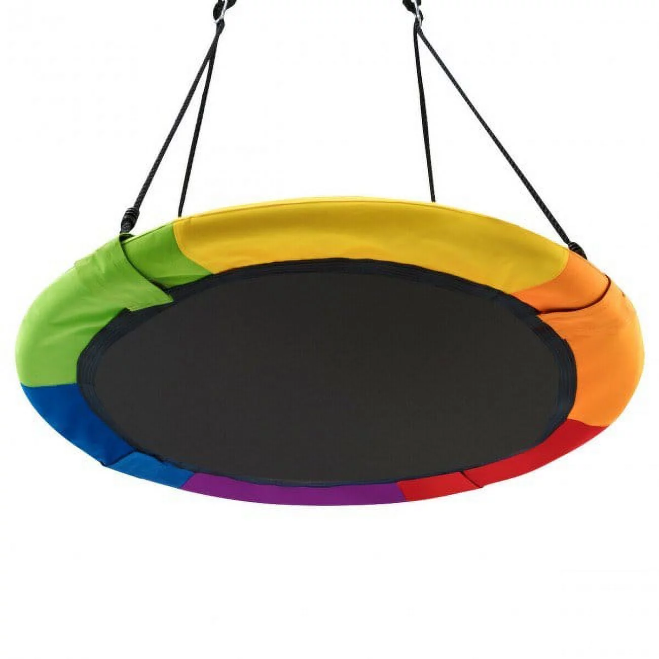 Versatile Flying Saucer Tree Swing - 1 - 6.0 - Swing into year-round fun!