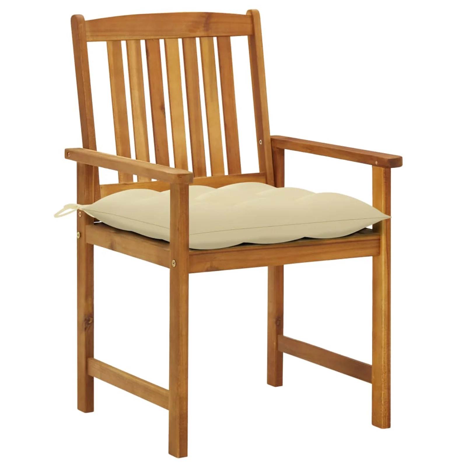 Irfora Patio Chairs with Cushions 2 pcs Solid Acacia Wood