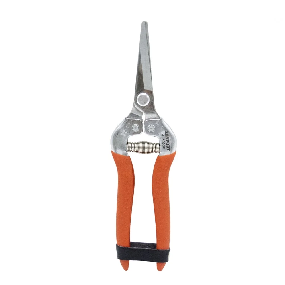 Zenport H300SC-12PK Harvest Shear Long Curved Stainless- Box of 12