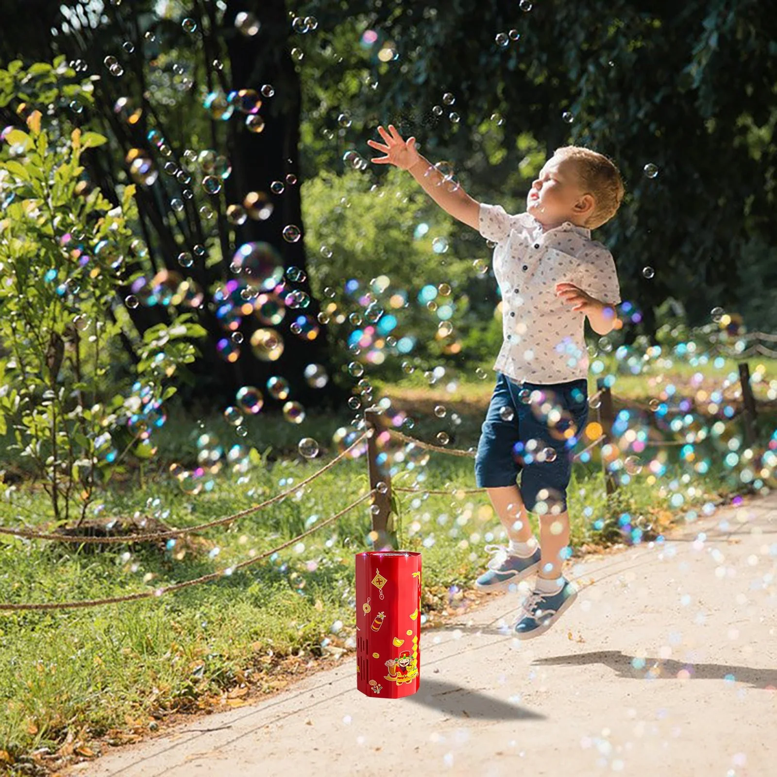 Bubble compatible with Machine for Toddlers Outdoor New Year Of The Dragon Bubble Machine Toy Fully Automatic Light Bubble Children's Toy Bubble Machine Toy 1ml Bubble Juice
