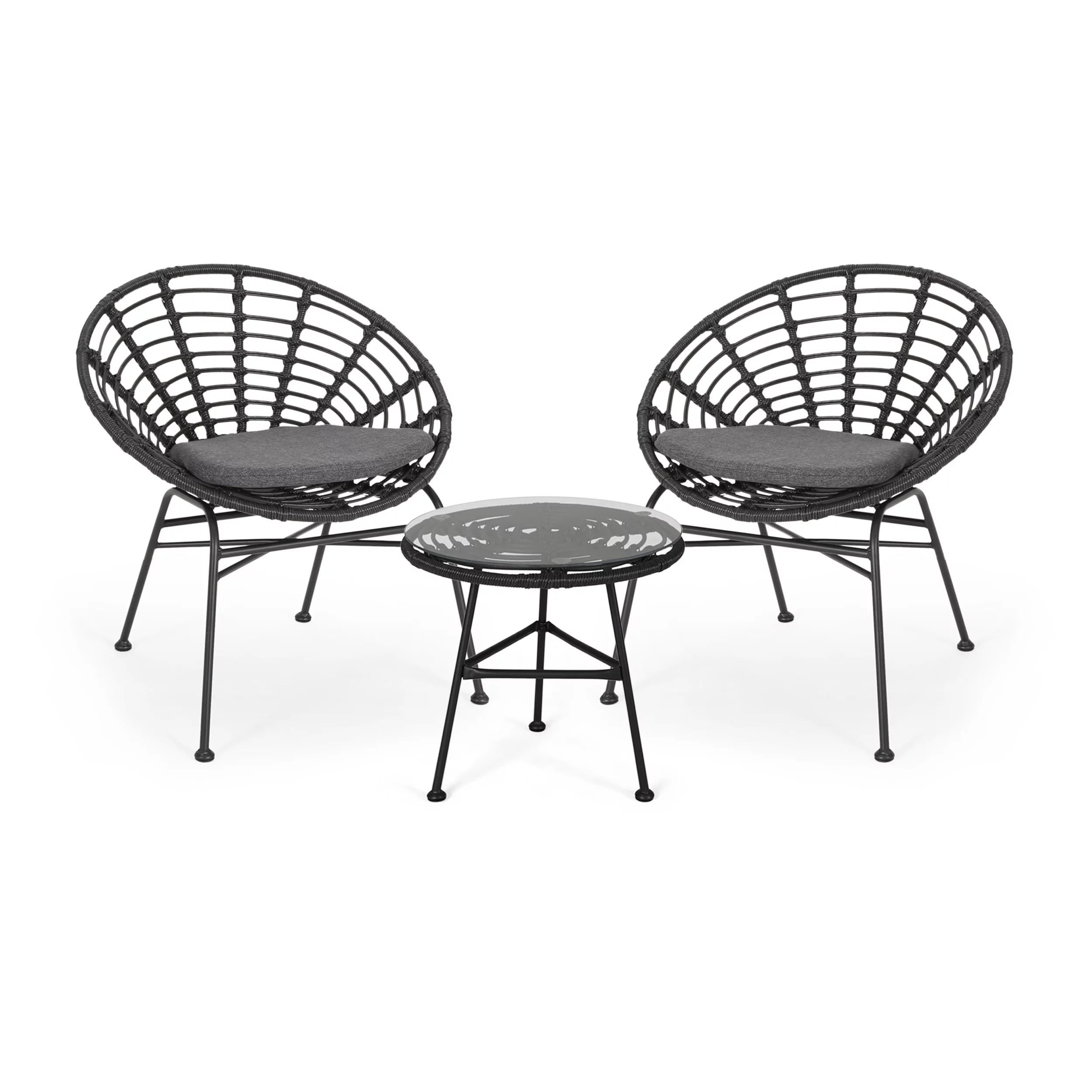 Bridget Outdoor 2 Seater Acacia Wood Chat Set