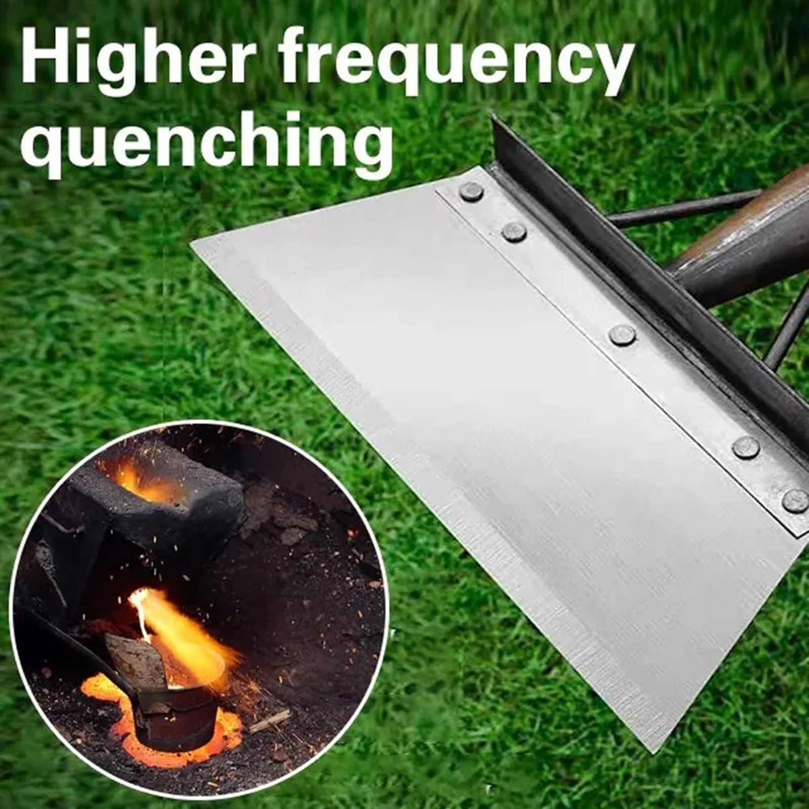 Garden Manganese Steel Shovel Household Agricultural Livestock Saw Steel Shovel Multi-Function Thickened Cleaning 210mm