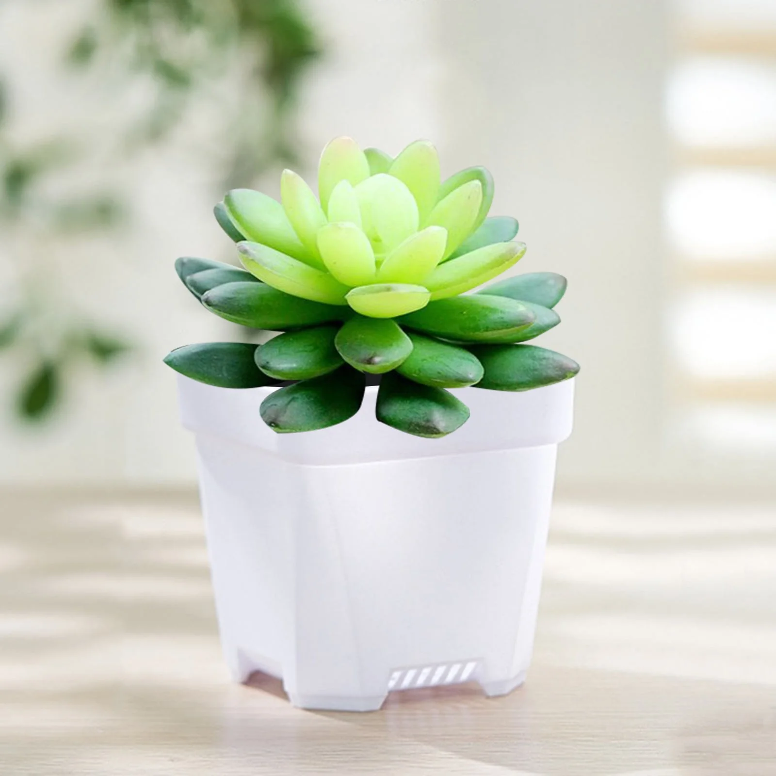 ZiSUGP Potted Indoor Succulent Thickened Pot Sowing Seedling Basin Resin Square Basin Garden Tools