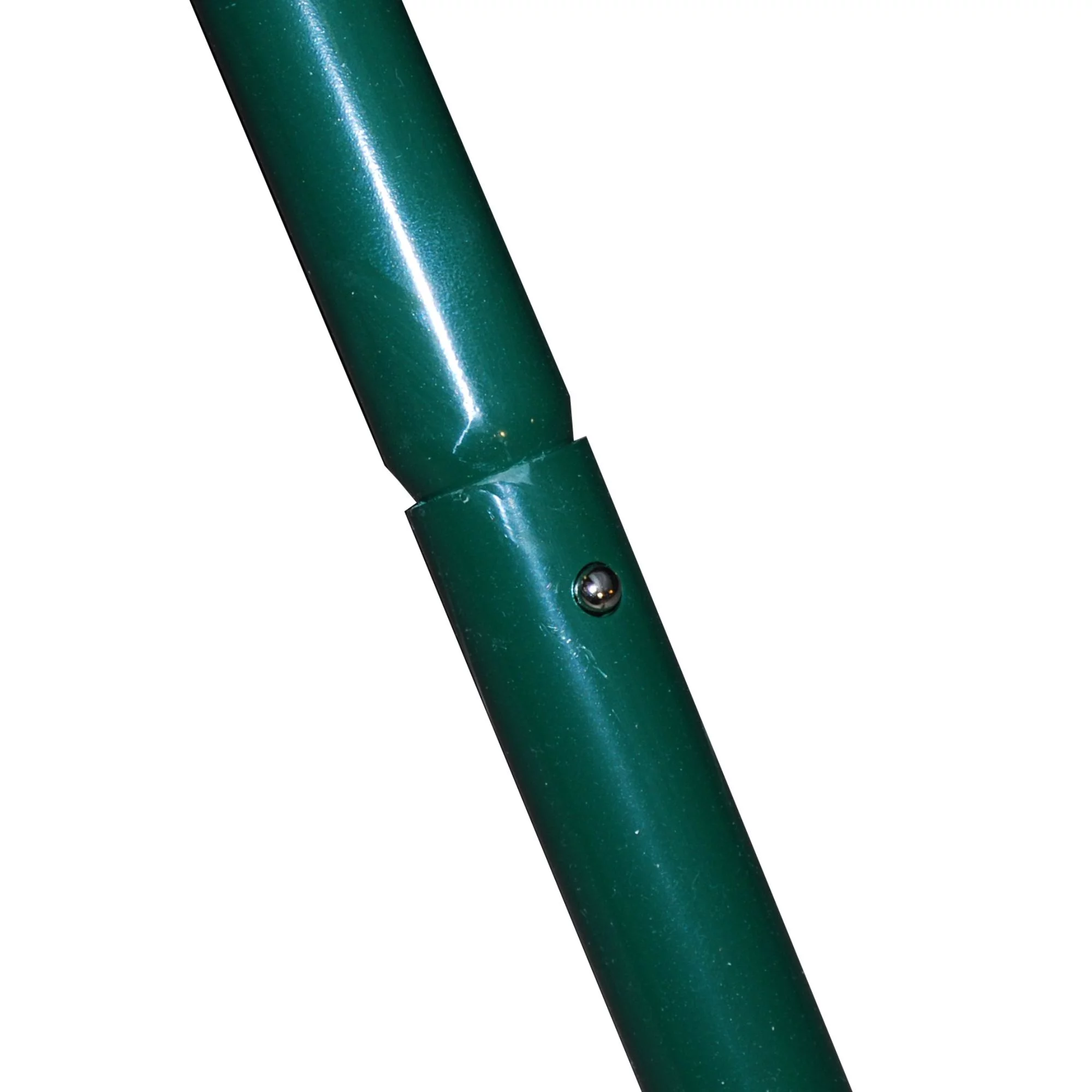 76â€ x 32â€ Hunter Green and White Stripe No-Swing Hammock, Pillow and 4-Point Stand