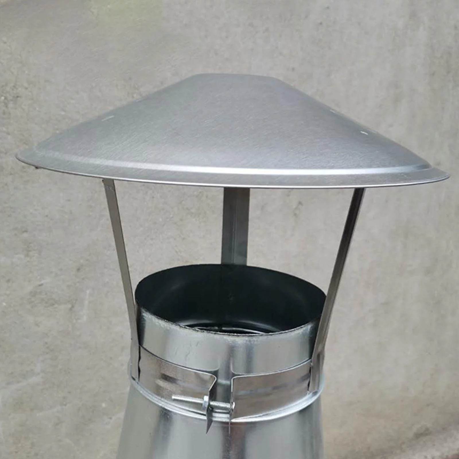 Cap Pipe Cap Durable Chimney Flue Cowl Pipe Chimney 18.5cmx35cm