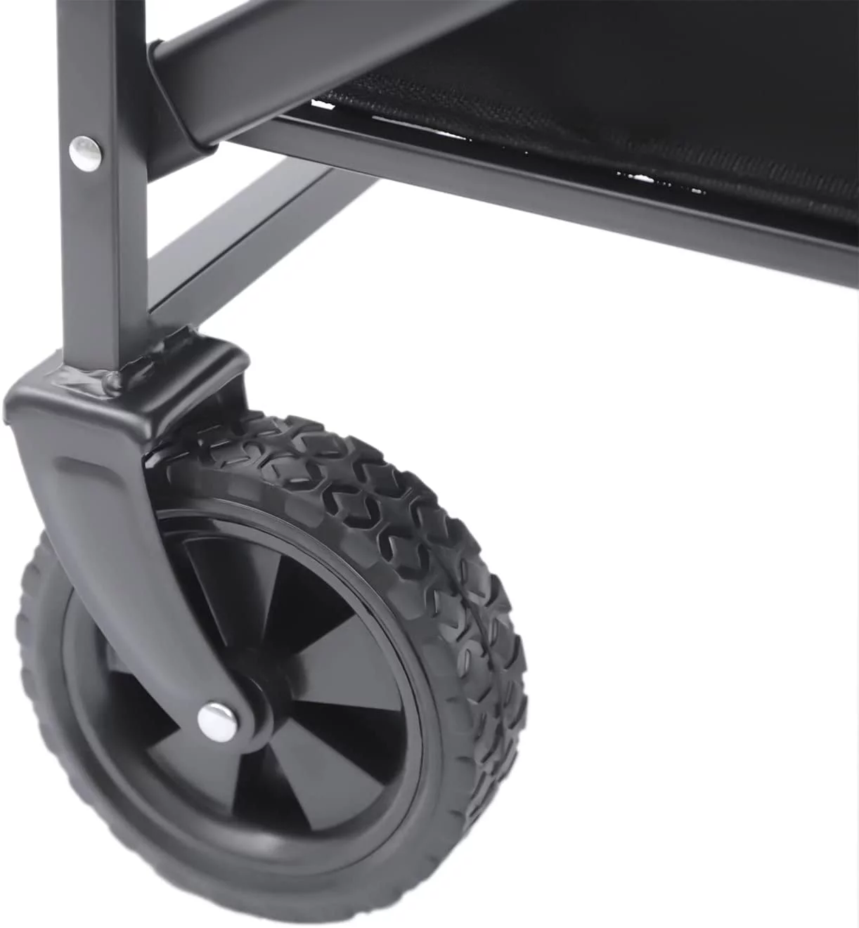 Miumaeov Folding & Rolling Collapsible Garden Cart Camping Wagon Utility 5