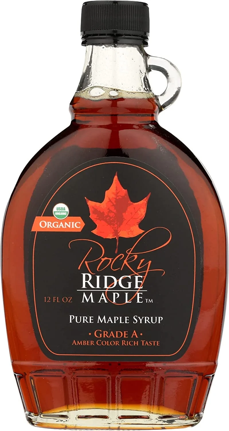 Rocky Ridge Maple Pure Maple Syrup Grade A Amber Rich - 12 fl oz