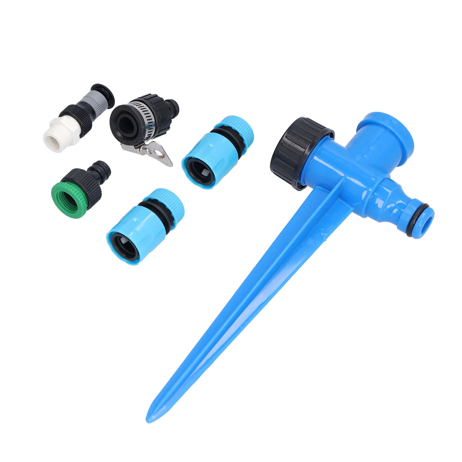 Nikou 360 Degree Ground Sprinkler, Adjustable Automatic Irrigation Watering Equipment Accessories Lawn System Garden Sprinklers Kit