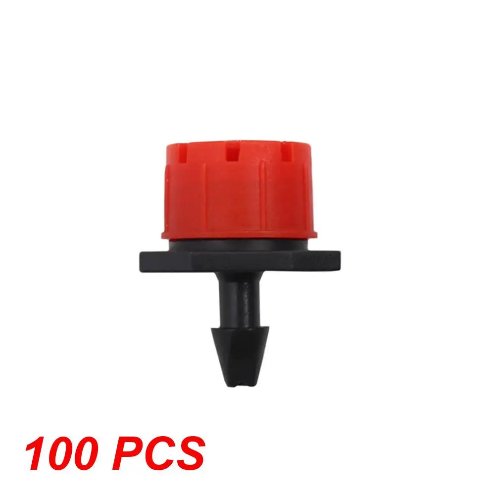 10-100Pcs 4/7 Hose Garden Irrigation Micro Flow Dripper Garden Watering Tool Adjustable Lawn Greenhouse Drip Irrigation Gadgets