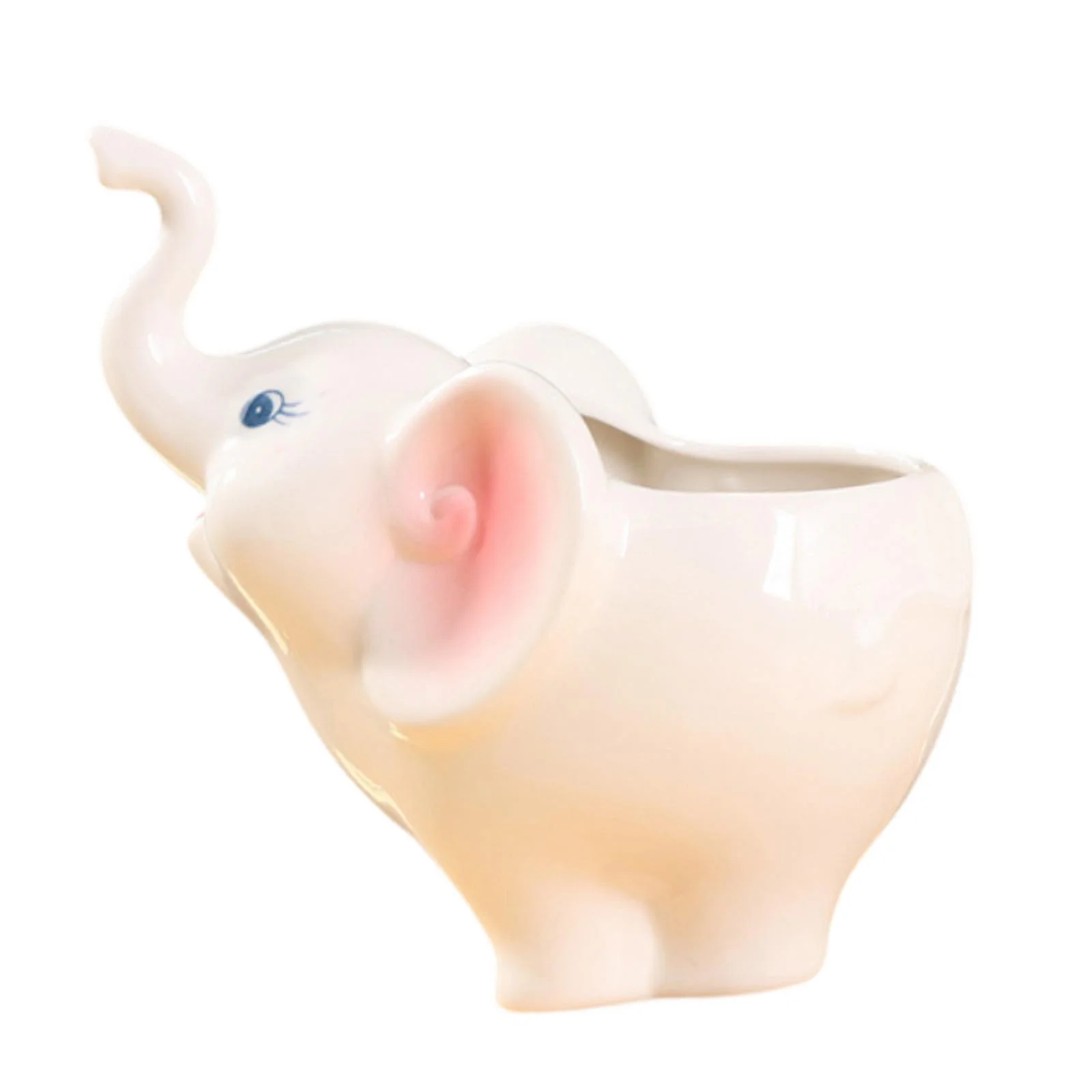 jicheng Flowerpot Special s Making Tool Elephant Shaped Plant Nursery Pot 15x10x16cm