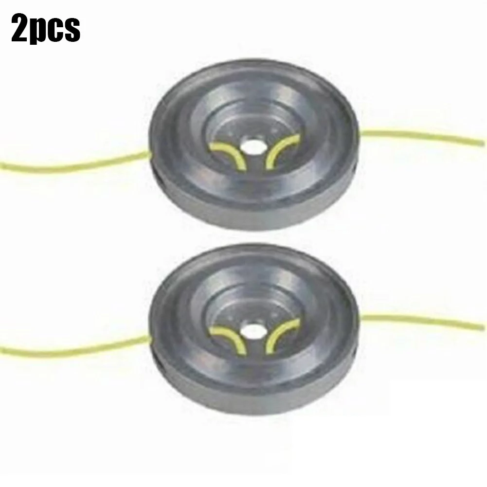 QIFEI 2Pcs Trimer Whipper Snipper Brush Cutter Alloy Head Universal Fixing Wire Trimmer