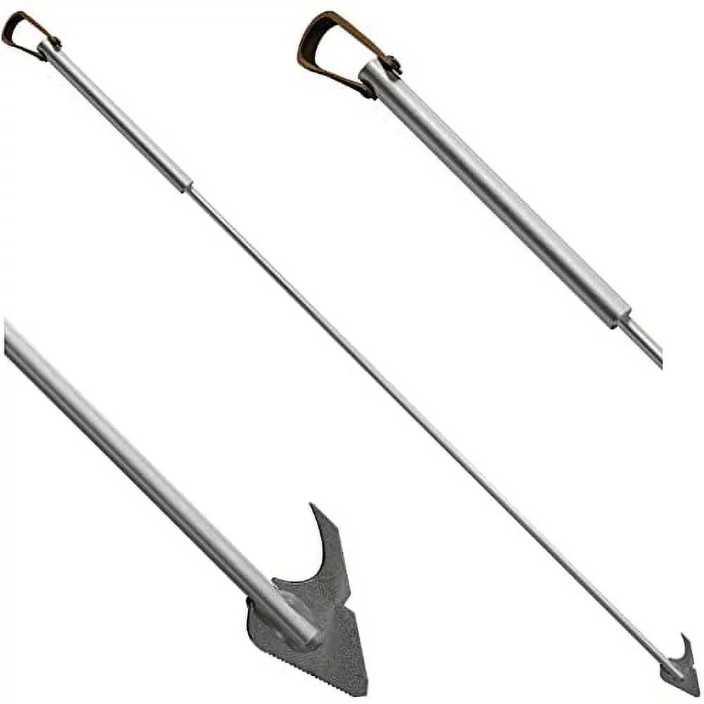 | Outdoor | 40 Inches Long Fireplace Stick | Made | 304 Stainless Steel & Leather | & Made To Last A