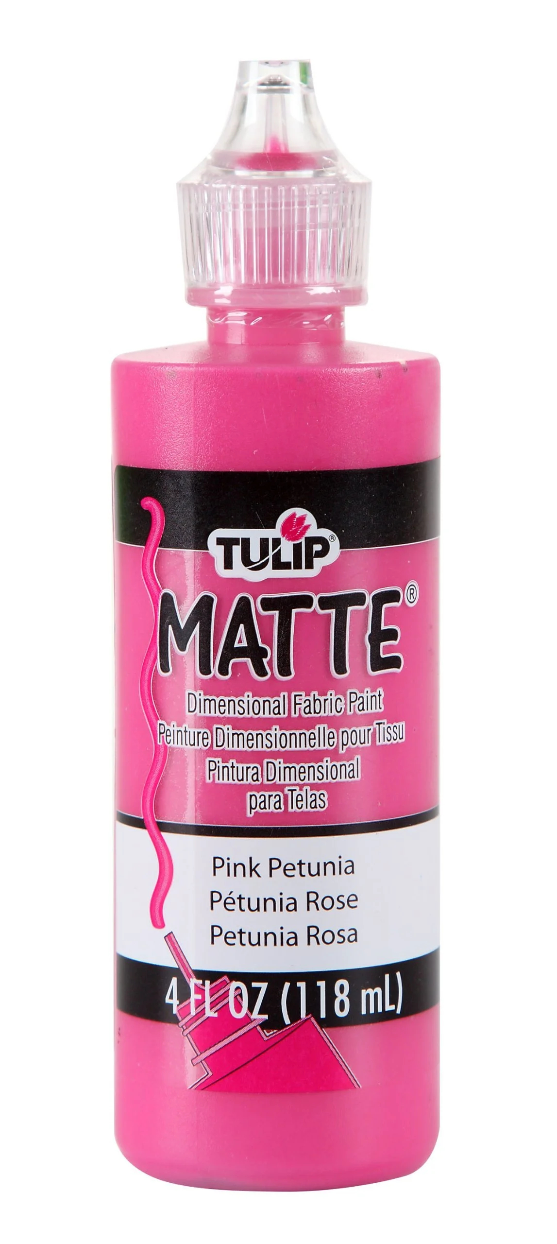 Tulip Slick Brown Dimensional Fabric Paint, 4 fl oz