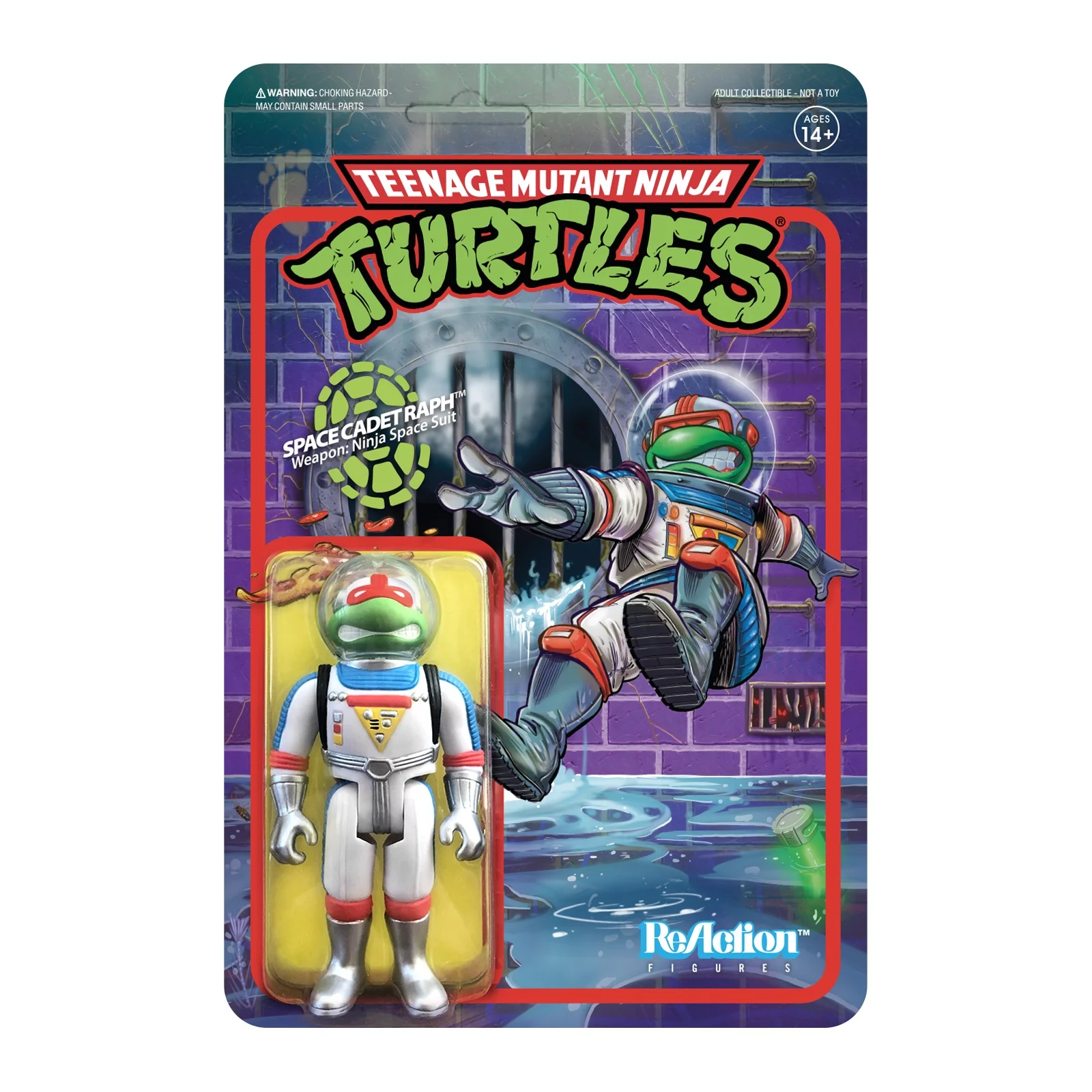 Super7 Teenage Mutant Ninja Turtles Space Cadet Raphael ReAction Figure 3.75