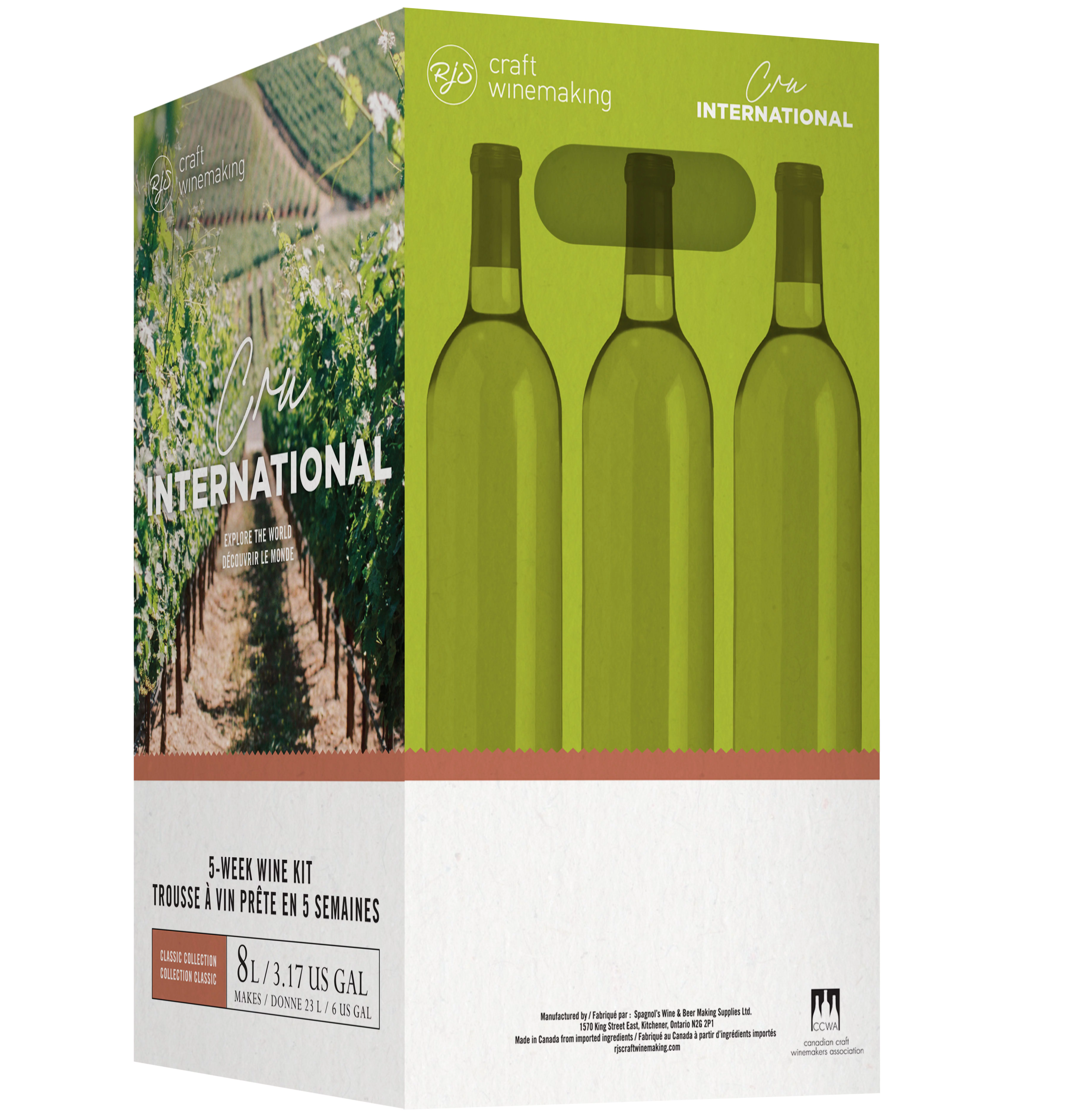 Wine Ingredient Kit - Cru International - Italian Pinot Grigio Style