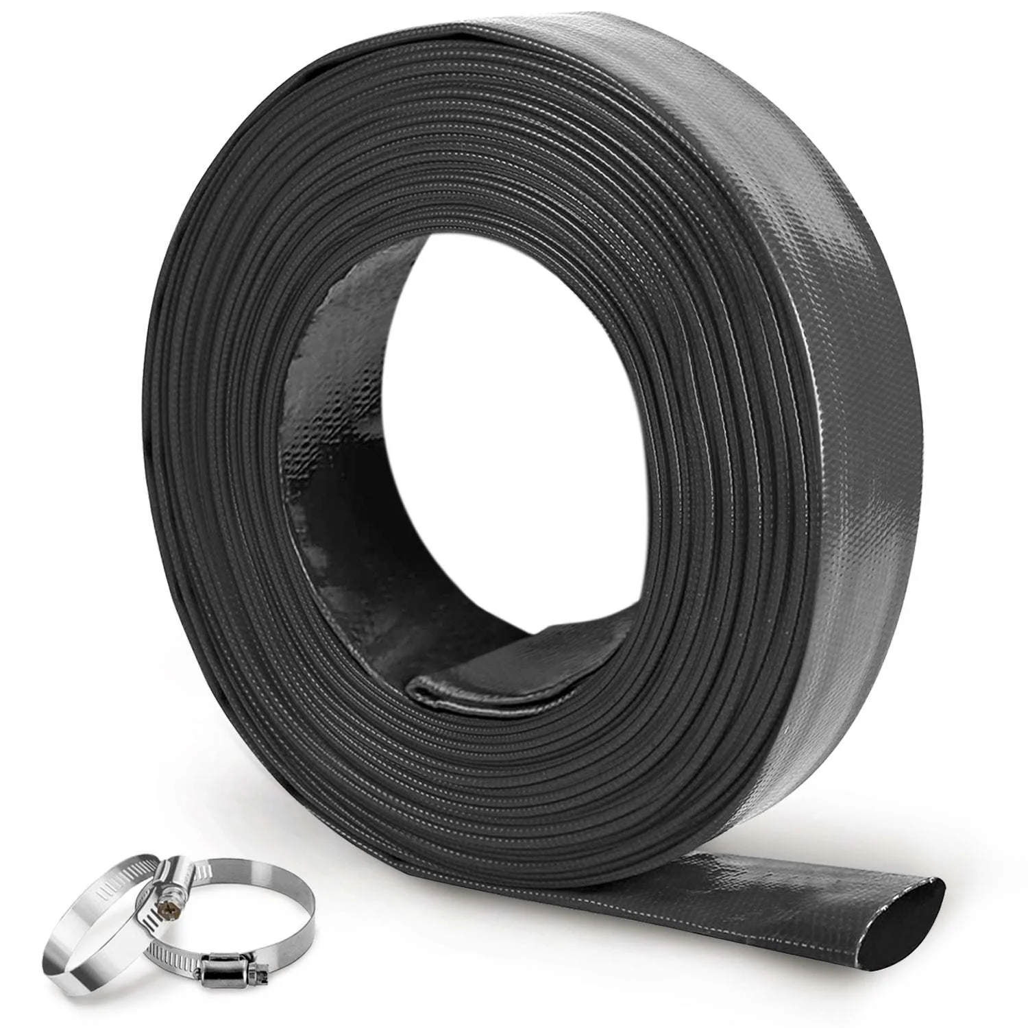 Heavy-Duty PVC Lay-Flat Water Hose - The ultimate choice for commercial and industrial use!
