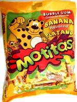 Motitas Banana Bubble Gum Chicles De Motitas (7.76 Oz)