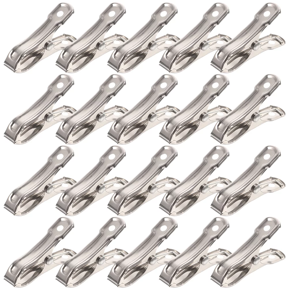Guichaokj 30Pcs Garden Clips Greenhouse Clamps Clips Made Stainless Steel Shade Cloth Clips Clothes Clips